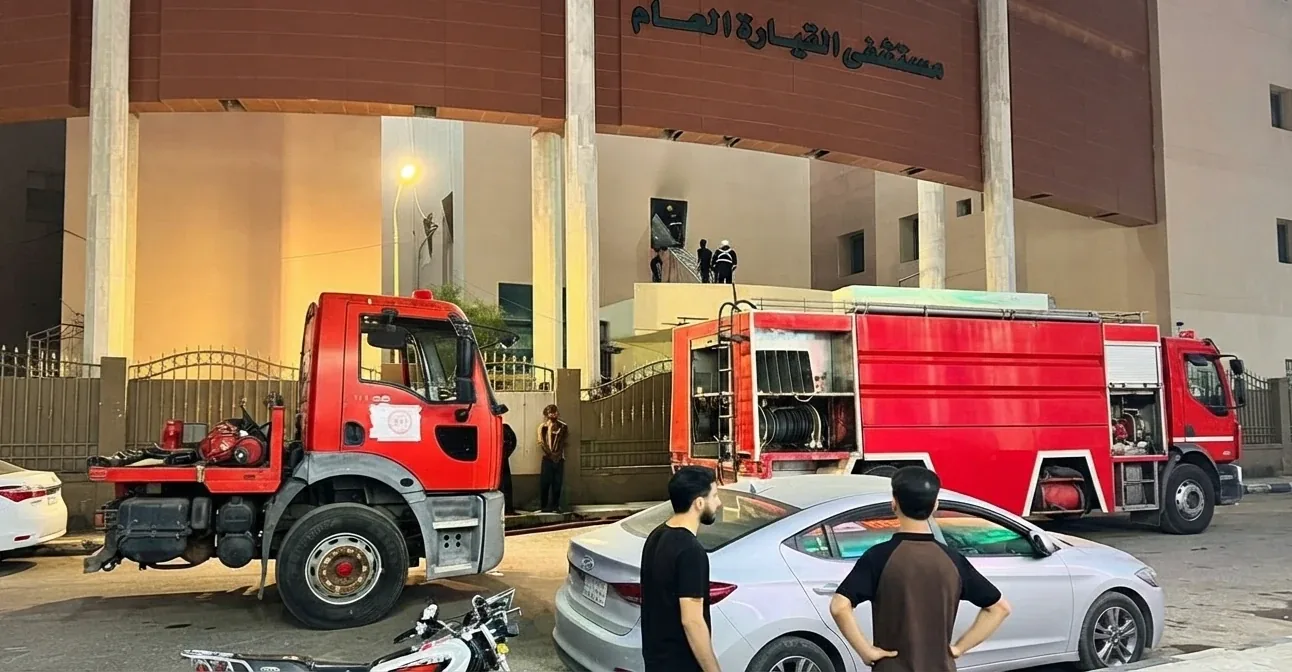 اندلاع حريق داخل مستشفى القيارة العام جنوبي نينوى
