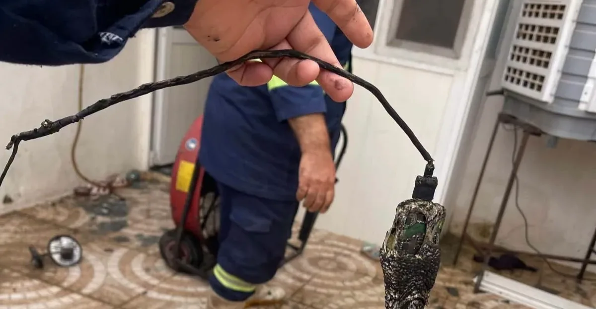 أربيل.. شاحن هاتف يشعل حريقا التهم منزلاً في كويسنجق