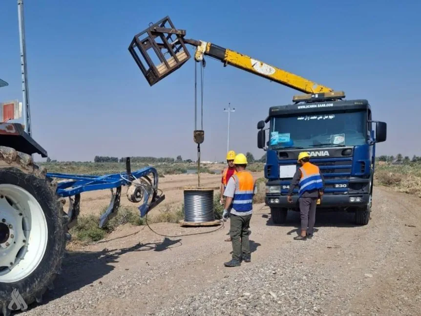 توزيع كهرباء ميسان: إنجاز مشروع تأهيل شبكة قرى الجانب الأيسر في علي الغربي بنسبة 100%