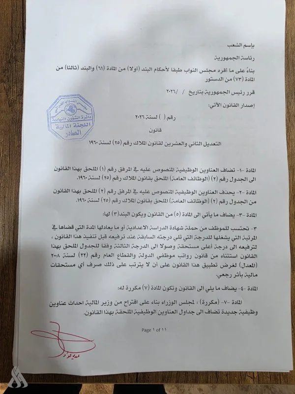 (واع) تنشر مسودة تعديل قانون الملاك