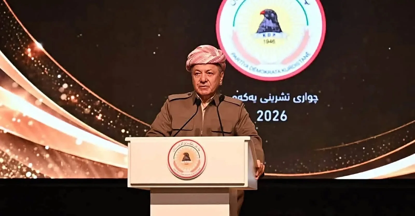 بارزاني يدعو إلى الاعتماد الذاتي ويؤكد الحرص على أفضل العلاقات مع دول الجوار