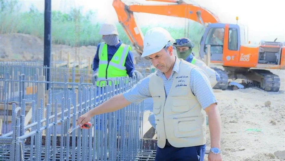 المديرية العامة للمجاري تعلن نسبة مشروع مجاري الديوانية الكبير