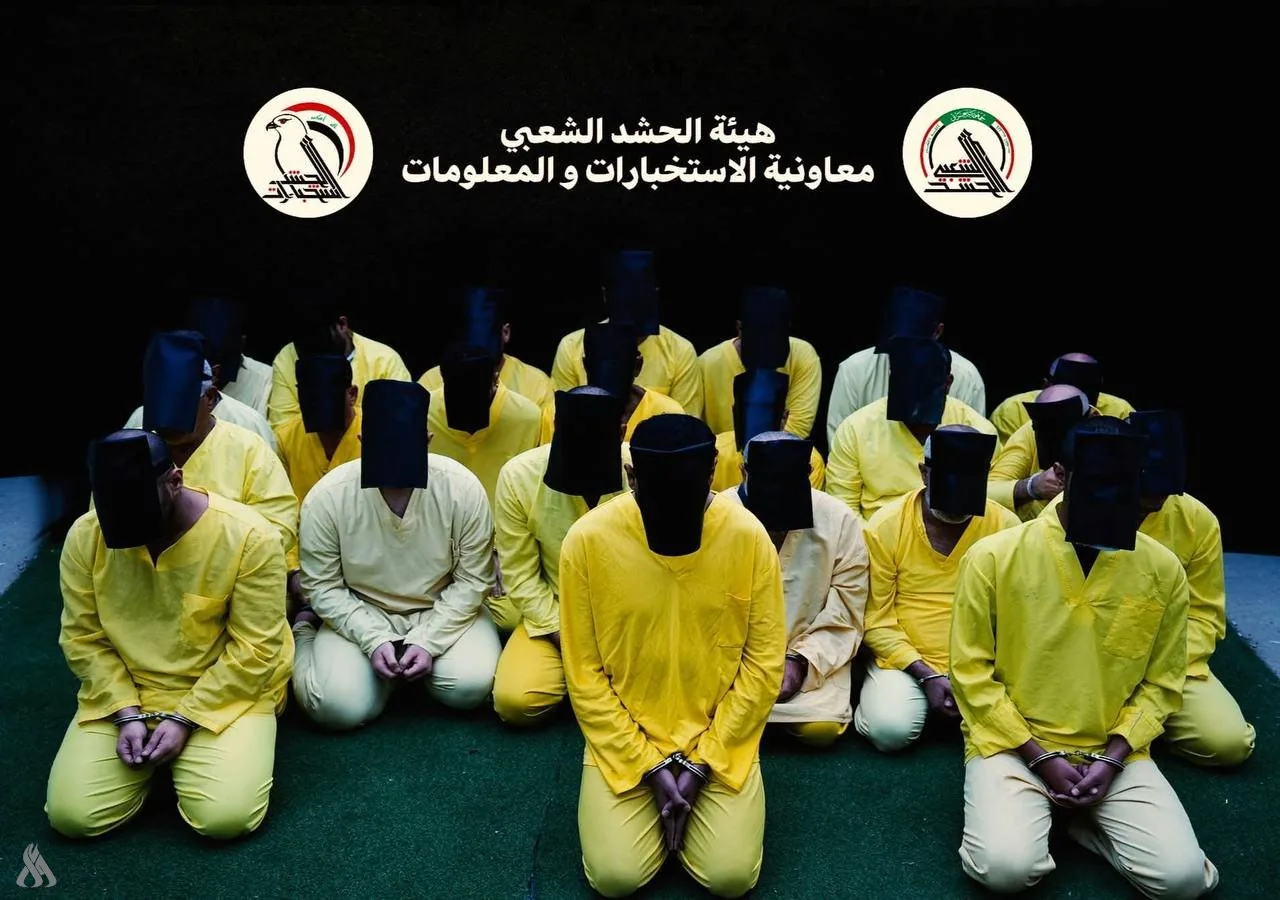 الحشد الشعبي: اعتقال 55 متهما وتفكيك شبكات للإرهاب وحزب البعث المحظور في 12 محافظة